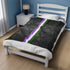 Grunge Genderqueer Pride Flag Stripe Velveteen Plush Blanket